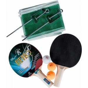 Giant Dragon METEO/NETSET Set na stolní tenis, hnědá, velikost