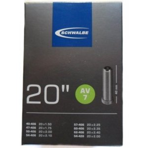 Schwalbe 20 AV7 Duše 20", černá, velikost