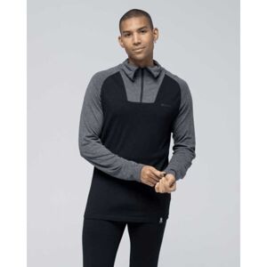 Bula RETRO Pánské merino spodní kalhoty, modrá, velikost