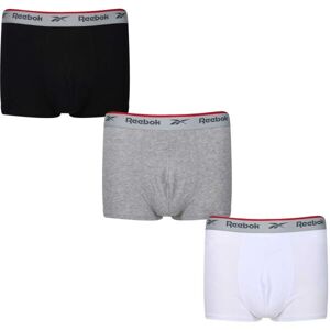 Reebok TRUNK OVETT 3pk Pánské boxerky, černá, velikost