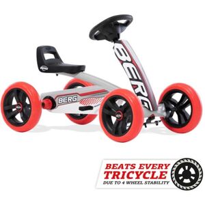 BERG BUZZY - BEATZ Šlapací motokára, šedá, velikost