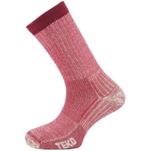 TEKO ECO HIKE 2.0 Outdoorové ponožky, červená, velikost