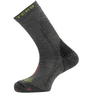 TEKO ECO HIKE DISCOVERY 2.0 Outdoorové ponožky, tmavě šedá, velikost