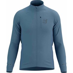 Compressport HURRICANE WINDPROOF JACKET Pánská větruodolná bunda, modrá, velikost