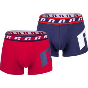 Russell Athletic TYRON 2P. BOXERS Pánské boxerky, červená, velikost