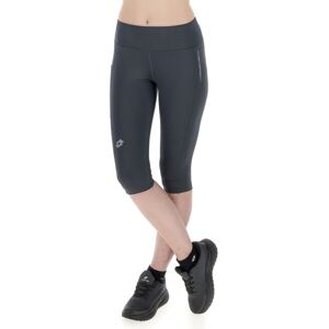 Lotto RUNNING III LEGGINGS Dámské 3/4 legíny, tmavě šedá, velikost