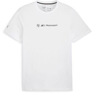 Puma BMW M MOTORSPORT MMS GRAPHIC TEE Pánské triko, bílá, velikost