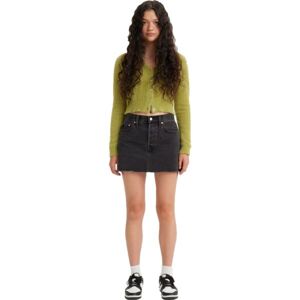 Levi's® ICON Dámská džínová sukně, černá, velikost