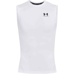Under Armour HG ARMOUR COMP SL Pánské tílko, bílá, velikost