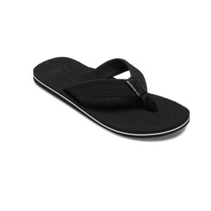 Quiksilver MOLOKAI LAYBACK TEXTURED Pánské žabky, černá, velikost 40
