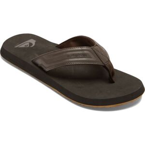 Quiksilver MONKEY WRENCH CORE Pánské žabky, hnědá, velikost 41