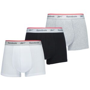 Reebok TRUNK OVETT 3pk Pánské boxerky, černá, velikost