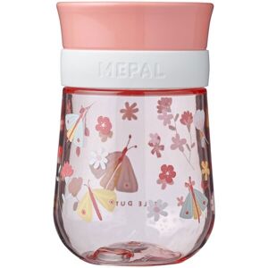Mepal MIO 360° FLOWERS & BUTTERFLIES 300 ML Dětský trénovací hrnek, růžová, velikost