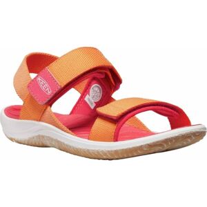 Keen ELLE BACKSTRAP YOUTH Dívčí sandály, oranžová, velikost 37