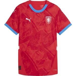 Puma FACR HOME JERSEY REPLICA JR Dětská replika fotbalového dresu, červená, velikost