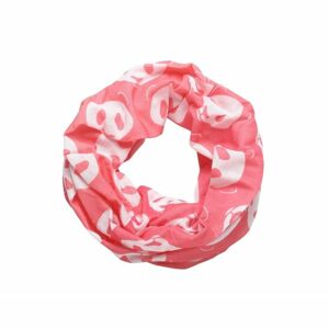 Finmark CHILDREN’S MULTIFUNCTIONAL SCARF Dětský multifunkční šátek, růžová, velikost UNI