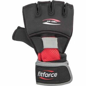 Fitforce GEL GLOVES Gelové bandáže, černá, velikost