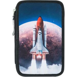 BAAGL DOUBLE CASE SPACE SHUTTLE Školní penál, tmavě modrá, velikost