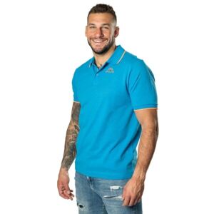 Kappa LOGO FLU Pánské polo triko, modrá, velikost