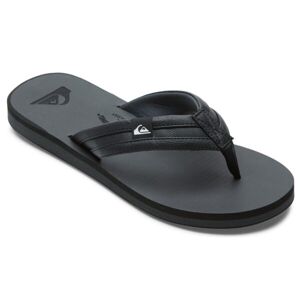 Quiksilver CARVER SQUISH Pánské žabky, černá, velikost 39