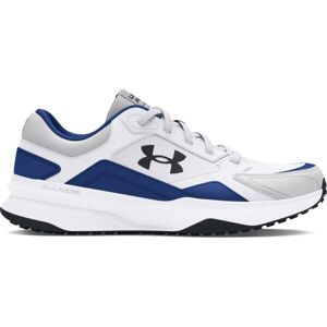 Under Armour EDGE LEATHER Pánská volnočasová obuv, bílá, velikost 45.5