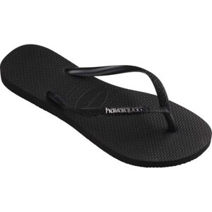 HAVAIANAS SLIM GLITTER II Dámské žabky, černá, velikost 37/38