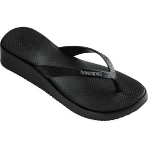 HAVAIANAS HIGH PLATFORM Dámské žabky, černá, velikost 42