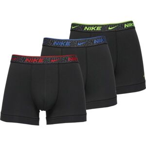 Nike EVERY DAY COTTON STRETCH 3PK Pánské boxerky, černá, velikost