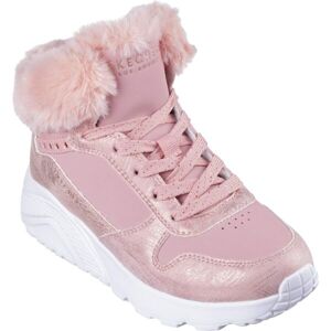 Skechers UNO LITE - COMFURT COLLAR Dívčí zimní obuv, růžová, velikost