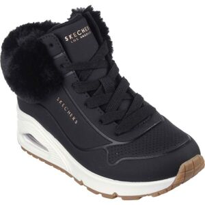 Skechers UNO Dívčí zateplená obuv, černá, velikost