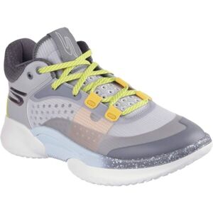 Skechers SKX RESAGRIP Pánská basketbalová obuv, šedá, velikost