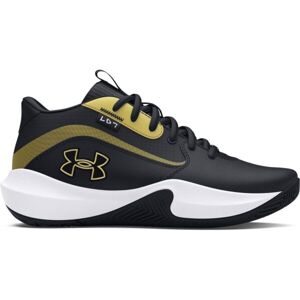 Under Armour GS LOCKDOWN 7 Dětské unisex basketbalové boty, černá, velikost 38