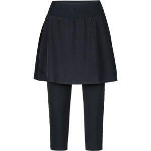 Hannah LISA SKIRT Dámská sukně se 3/4 legínami, černá, velikost