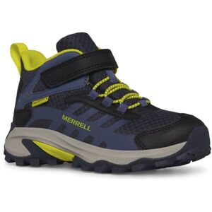 Merrell MOAB SPEED 2 MID A/C WTRPF Dětské outdoorové boty, tmavě modrá, velikost 32