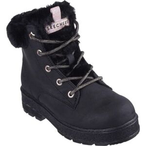 Skechers STREET GLITZ Dívčí zimní obuv, černá, velikost