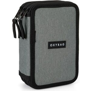 Oxybag UNICOLOR Školní penál, tmavě zelená, velikost