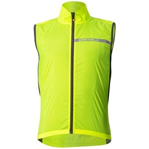 Castelli SQUADRA VEST Pánská vesta na kolo, reflexní neon, velikost XXL
