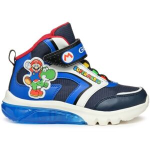 Geox J CIBERDRON F 28-31 EU Chlapecké tenisky, modrá, velikost
