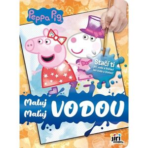 PEPPA PIG MALUJ VODOU PRASÁTKO PEPPA Omalovánky, mix, velikost