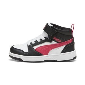 Puma REBOUND V6 MID AC+ PS Dětské vycházkové boty, bílá, velikost 28.5