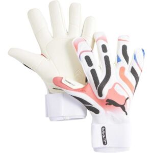 Puma ULTRA ULTIMATE HYBRID Pánské brankářské rukavice, bílá, velikost