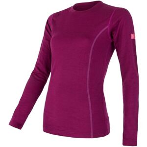 Sensor MERINO ACTIVE Dámské funkční triko, vínová, velikost
