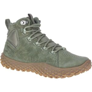 Merrell LICHEN MID Dámské Barefoot boty, zelená, velikost 38