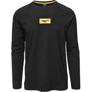 Hi-Tec PURO II LS Pánské triko, černá, velikost XXXL