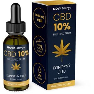 MOVIT ENERGY MOVIT CBD 10 % FULL SPECTRUM KONOPNÝ OLEJ 10 ML Doplněk stravy, tmavě modrá, velikost