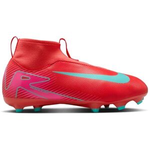 Nike JR ZOOM SUPERFLY 10 ACAD FG/MG Dětské kopačky, červená, velikost 35