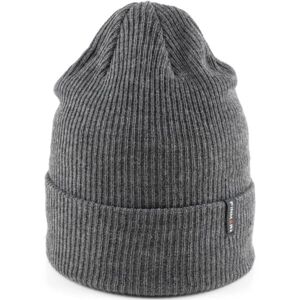 Finmark WINTER HAT Zimní pletená čepice, tmavě šedá, velikost UNI