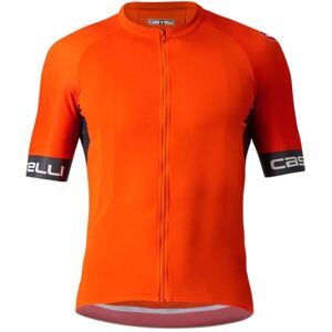 Castelli ENTRATA IV Pánský cyklistický dres, oranžová, velikost