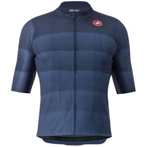 Castelli LIVELLI Pánský dres na kolo, tmavě modrá, velikost