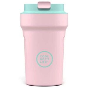 COOL BOTTLES PARADISE 350 ML Nerezový termo hrnek, růžová, velikost
